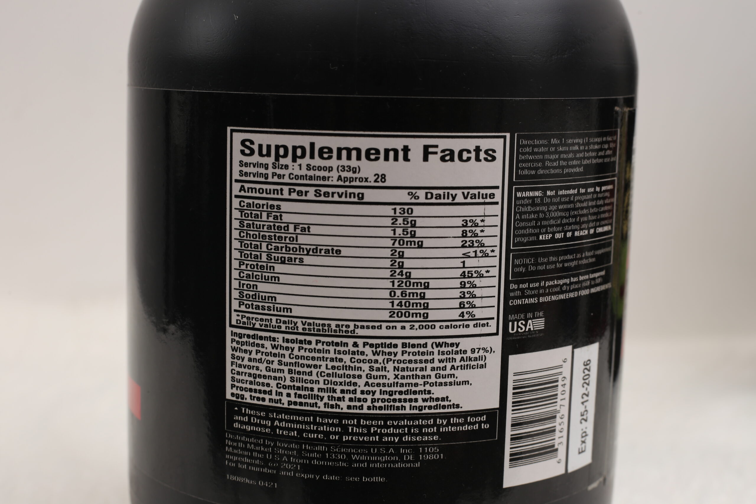 (Muscle Tech)Nitro Tech(Whey Gold)2lbs - Image 2