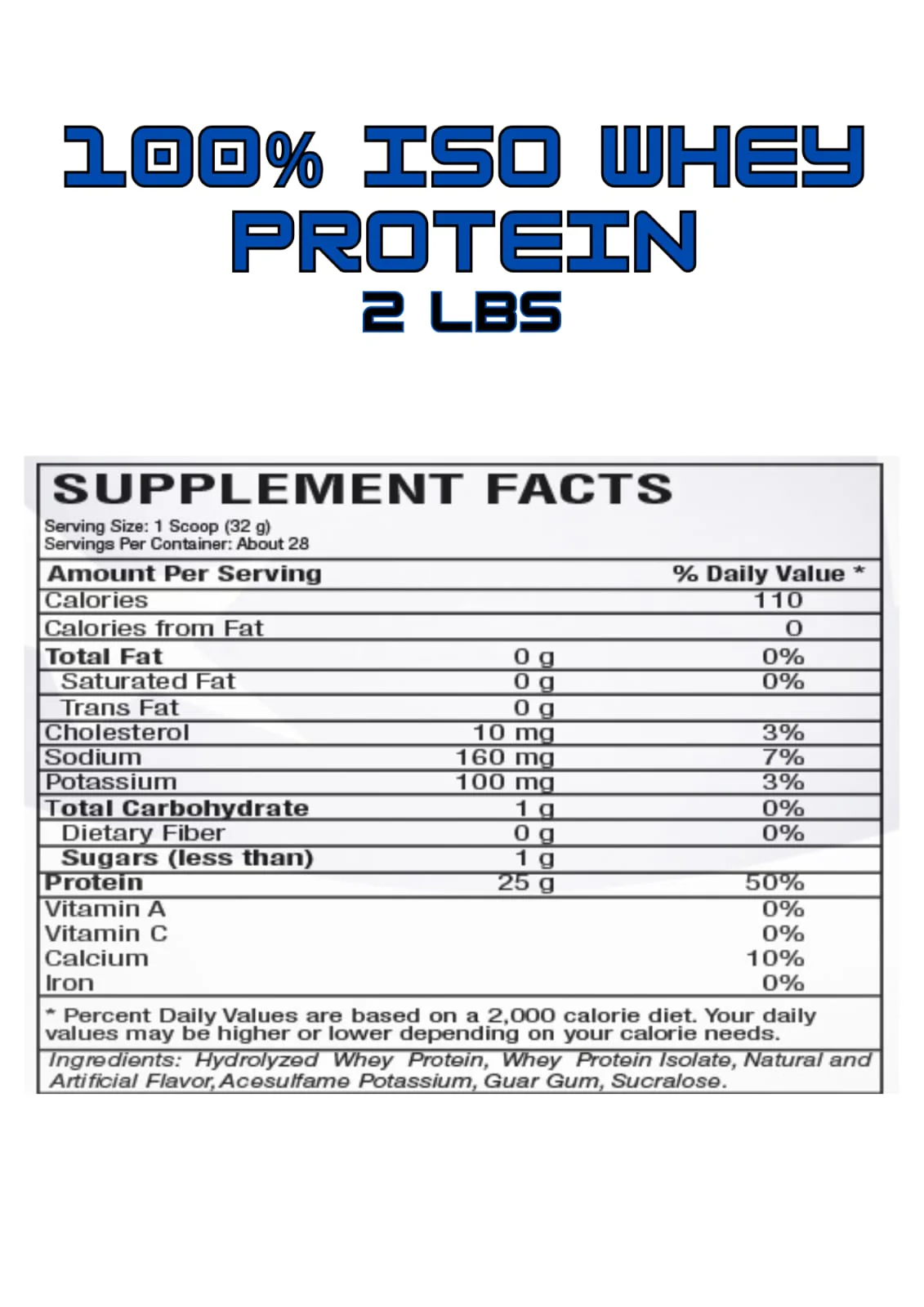 (Dymatize) ISO 100 2lbs - Image 2