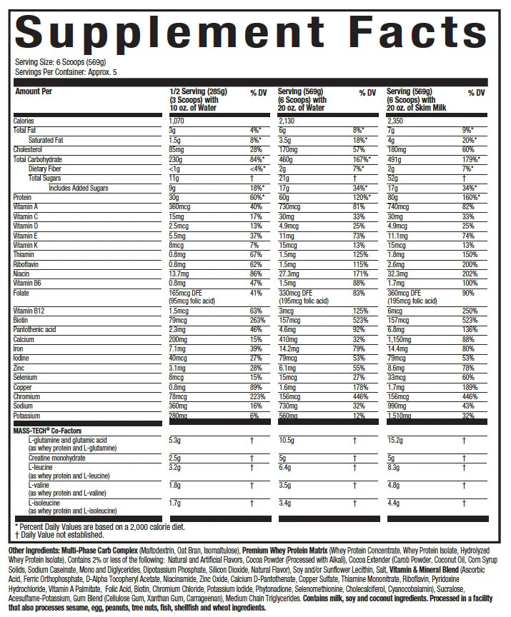 Mass Tech Extreme 2lbs - Image 2